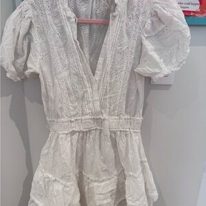 White Eyelet Dress
